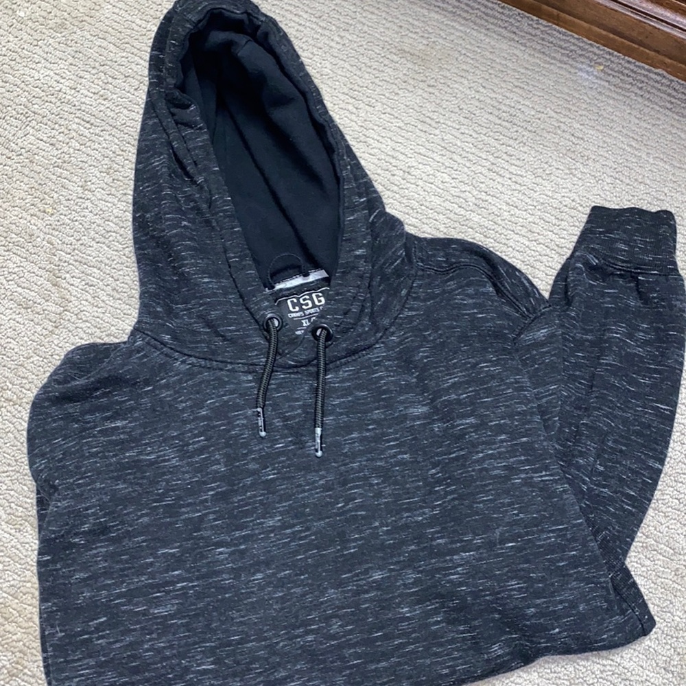 Champs sports gear black & white hoodie
